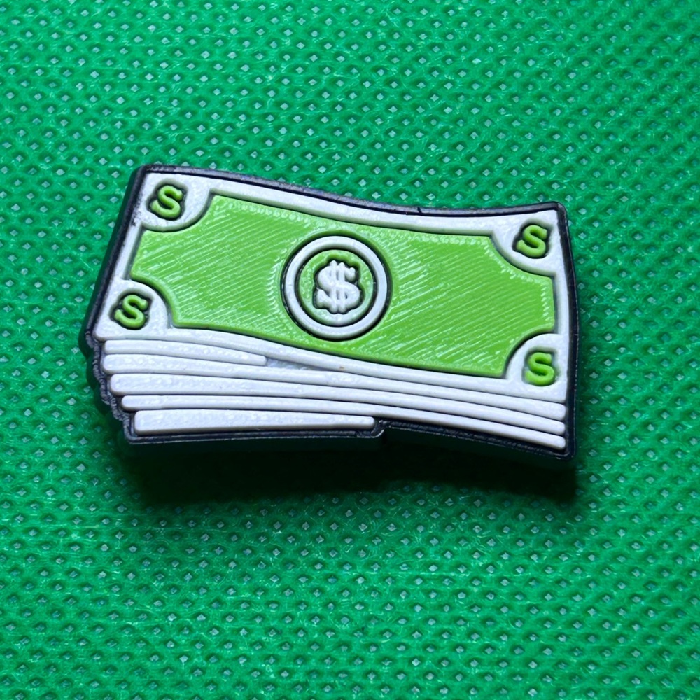 🌼 (5/$10 or 10/$15) NEW “Money Moves” Croc Charm Collection Gift, Bundle to save
